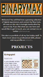 Mobile Screenshot of binarymax.com